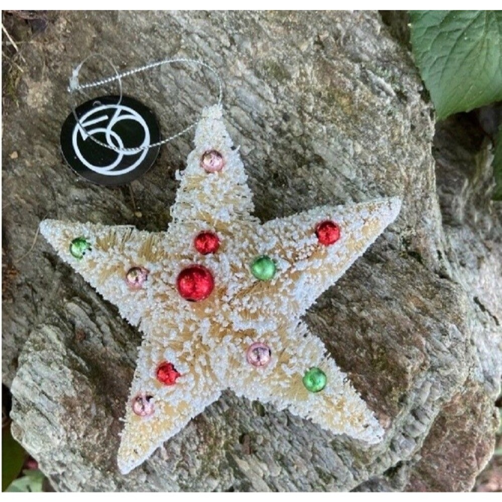 Dept 56 Sisal Sea Star ornament Coastal Beach Hanging